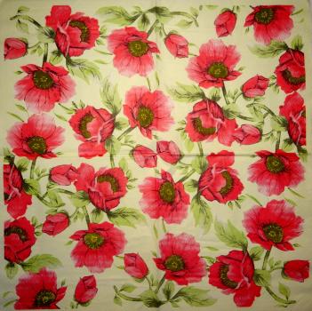 109 Anemones, Poppy - 3-ply